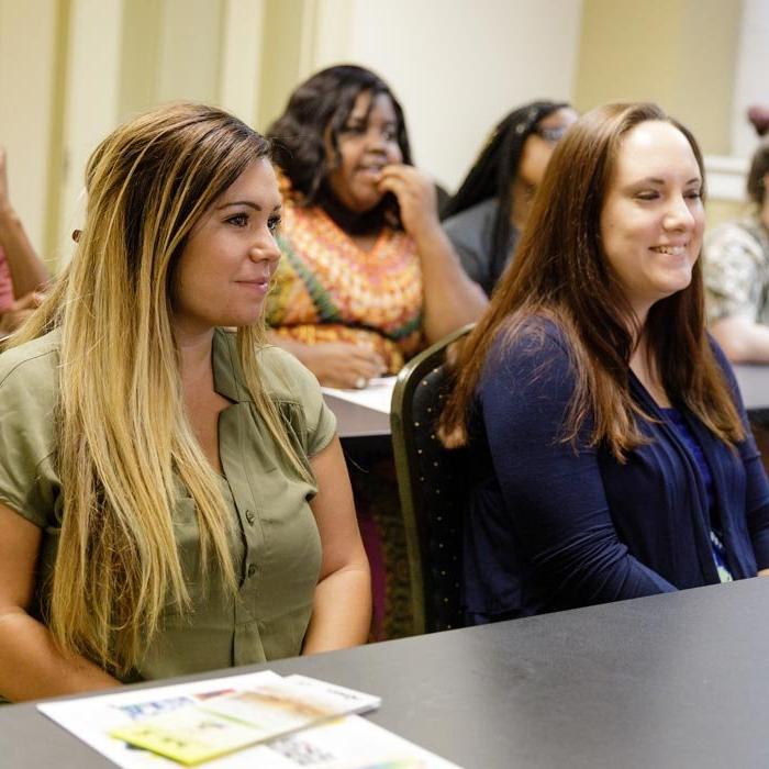 LTSS students listening to lecture in classroom